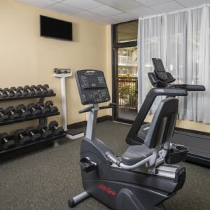 Ocean Breeze Inn Vero fitness center treadmill weights
