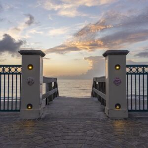 Vero Beach stairs at sunrise